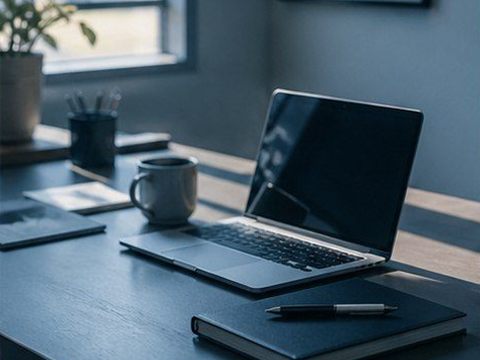 Beratungssituation an einem Arbeitsplatz