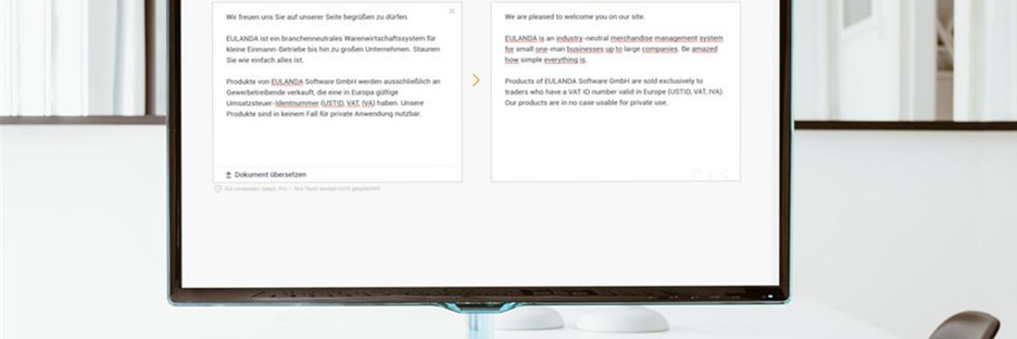 Automatic translation of EULANDA and nopCommerce